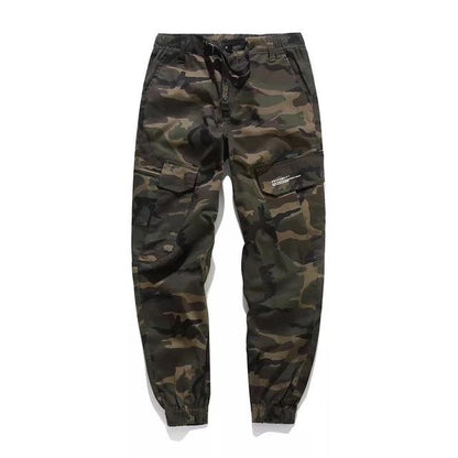Men's Camo Jogger Pants | Drawstring Waist | Utility Pocket Design