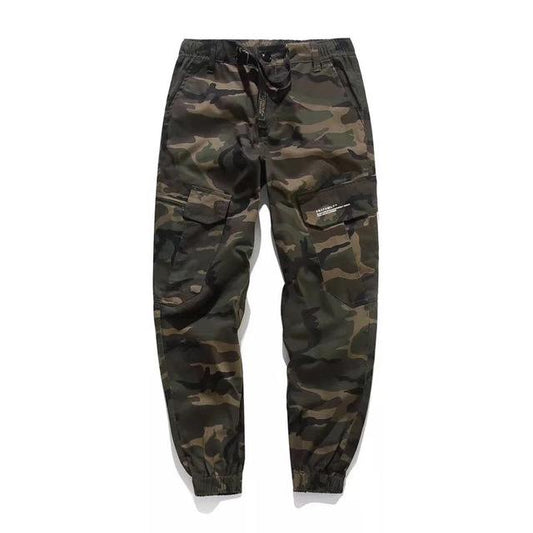Men's Camo Jogger Pants | Drawstring Waist | Utility Pocket Design