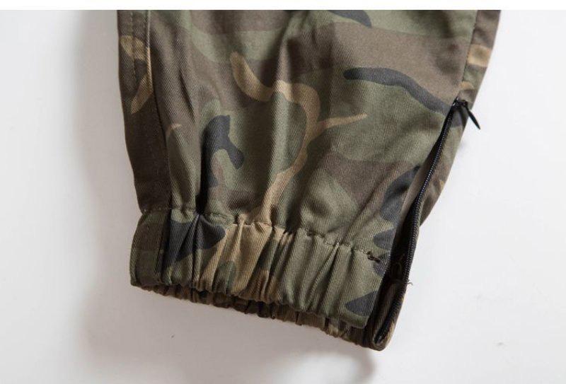 Men's Camo Jogger Pants | Drawstring Waist | Utility Pocket Design