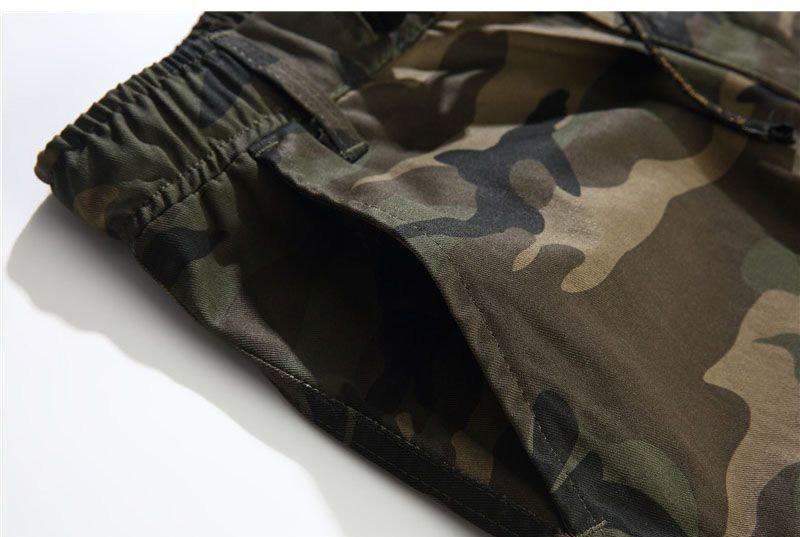 Men's Camo Jogger Pants | Drawstring Waist | Utility Pocket Design