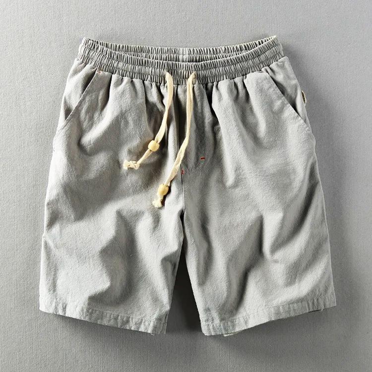 Men’s Linen-Blend Drawstring Shorts | Relaxed Fit | Summer Casual Essentials Canada