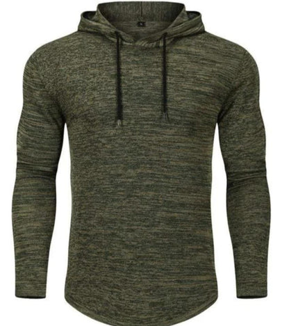 Men’s Lightweight Pullover Hoodie | Stretch Knit | Casual Everyday Layer