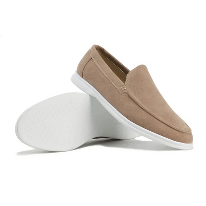 Men’s Suede Slip-On Loafers | Lightweight Sole | Casual Smart Summer Footwear