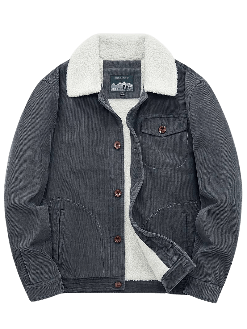 Men's Corduroy Sherpa-Lined Jacket | Warm & Durable | Classic Workwear