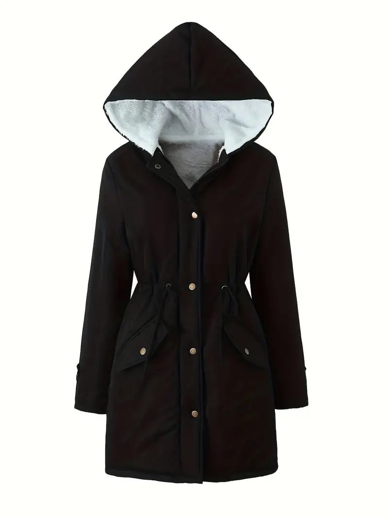 Hooded Fleece-Lined Parka | Warm & Lightweight | Adjustable Waist | Casual Winter Wear