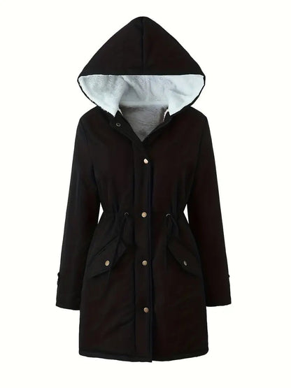 Hooded Fleece-Lined Parka | Warm & Lightweight | Adjustable Waist | Casual Winter Wear
