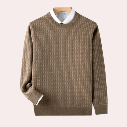 Textured Knit Sweater | Classic Fit | Soft and Stylish