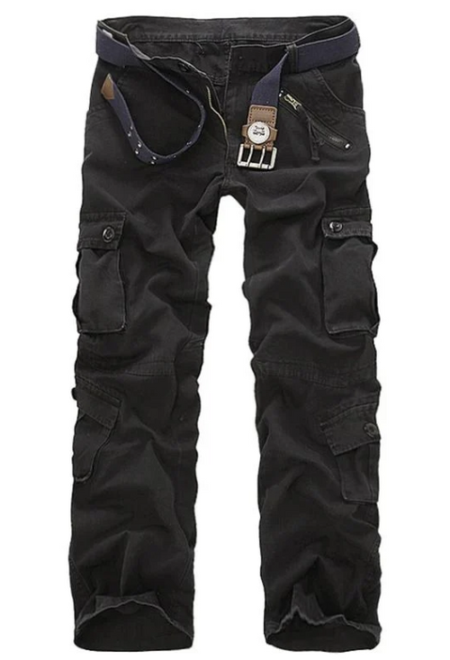 Men's Multi-Pocket Cargo Pants | Tactical Utility Style | Adjustable Fit