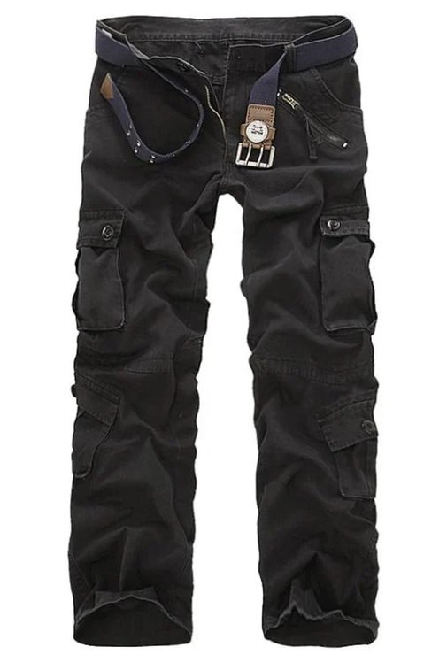 Men's Multi-Pocket Cargo Pants | Tactical Utility Style | Adjustable Fit