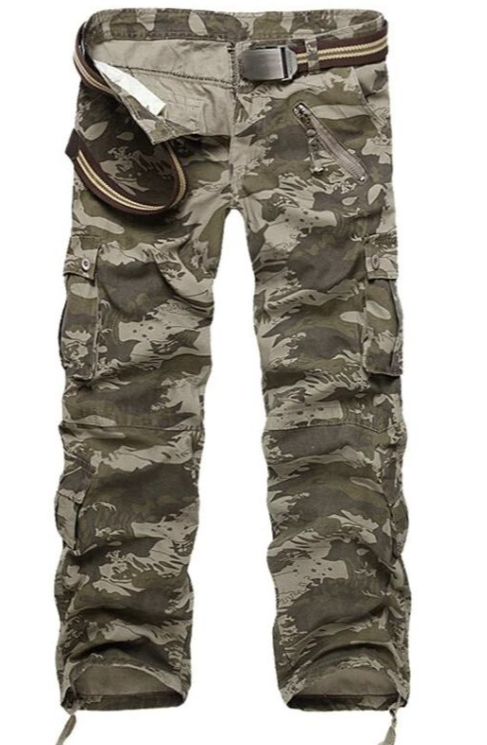 Men's Multi-Pocket Cargo Pants | Tactical Utility Style | Adjustable Fit