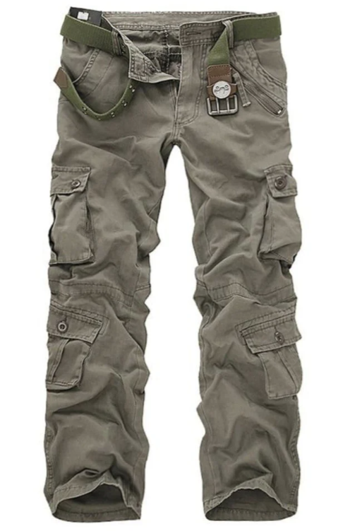 Men's Multi-Pocket Cargo Pants | Tactical Utility Style | Adjustable Fit