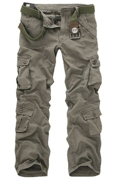 Men's Multi-Pocket Cargo Pants | Tactical Utility Style | Adjustable Fit