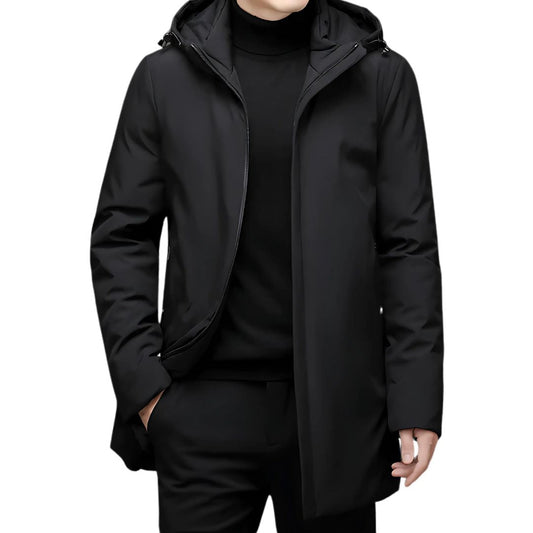 Men’s Waterproof Shell Jacket | Lightweight Hooded Raincoat | Windbreaker for Transitional Weather
