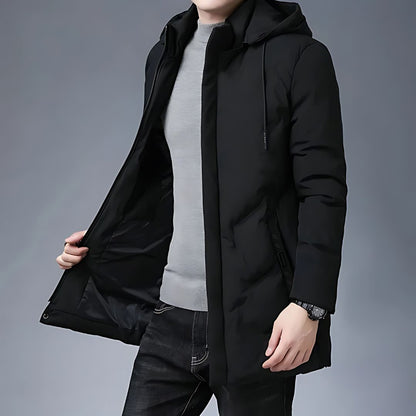 Softshell Hooded Jacket | Water-Resistant Midweight Layer | Urban Streetwear Fit