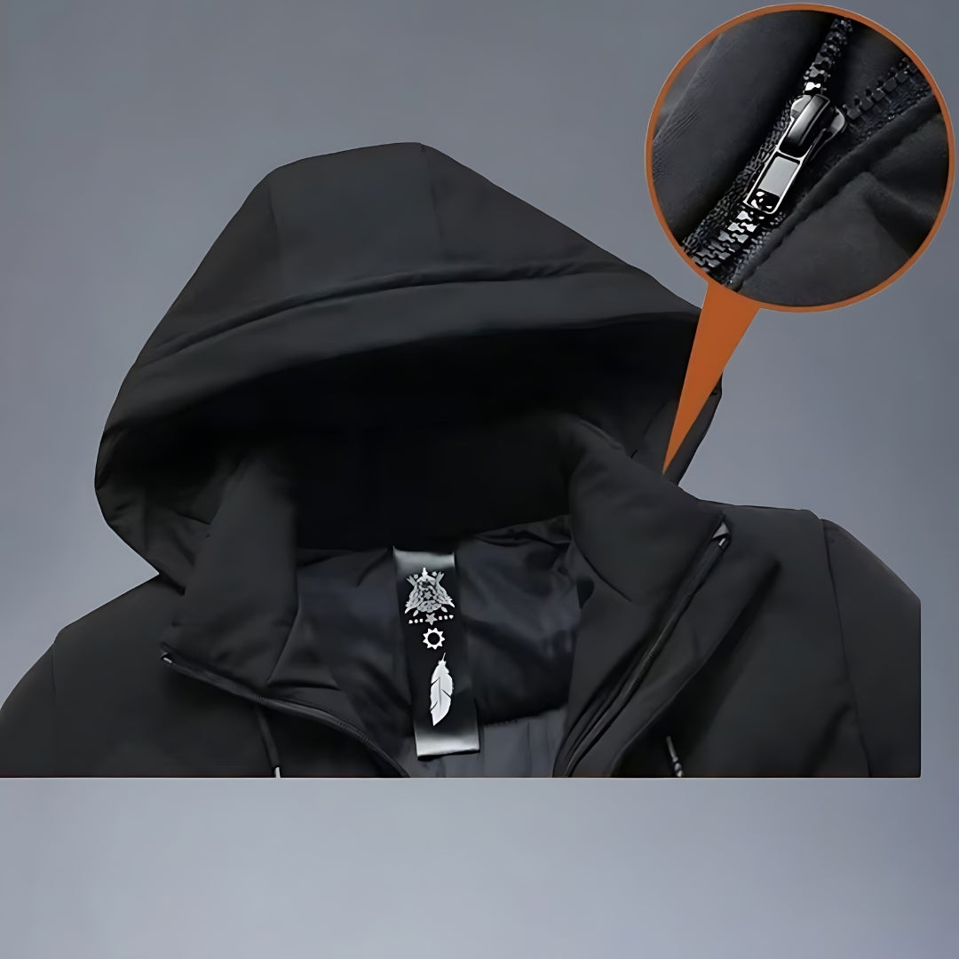 Softshell Hooded Jacket | Water-Resistant Midweight Layer | Urban Streetwear Fit
