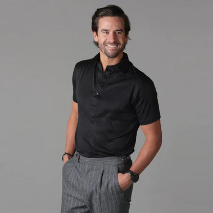 Men’s Stretch Polo Shirt | Short Sleeve | Classic Fit Performance Top