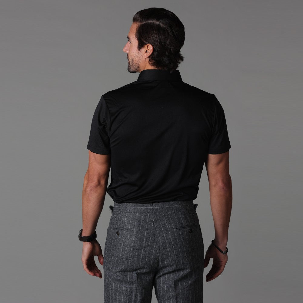 Men’s Stretch Polo Shirt | Short Sleeve | Classic Fit Performance Top
