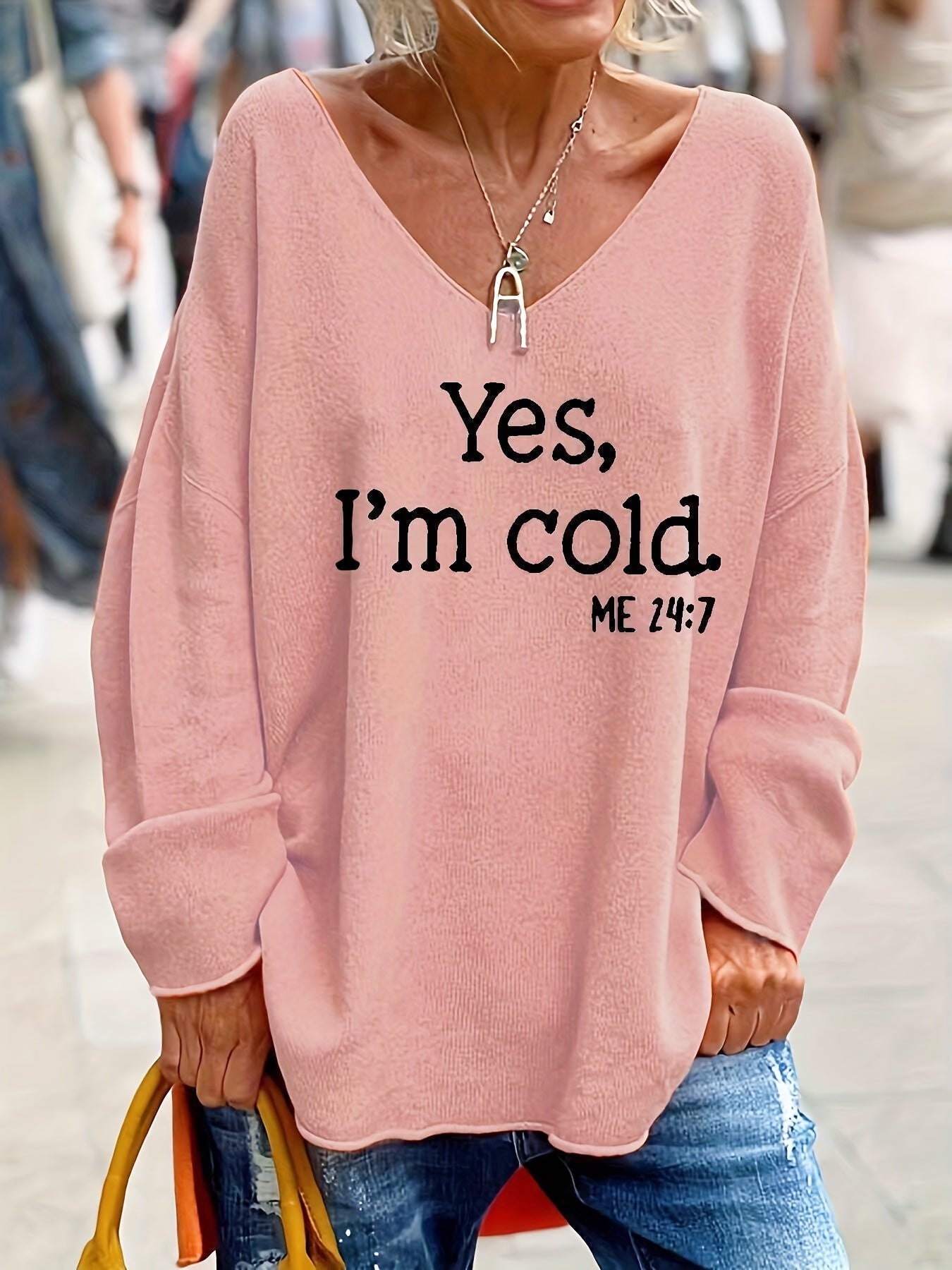Oversized Graphic Sweatshirt | Cozy Cold-Weather Humour Pullover
