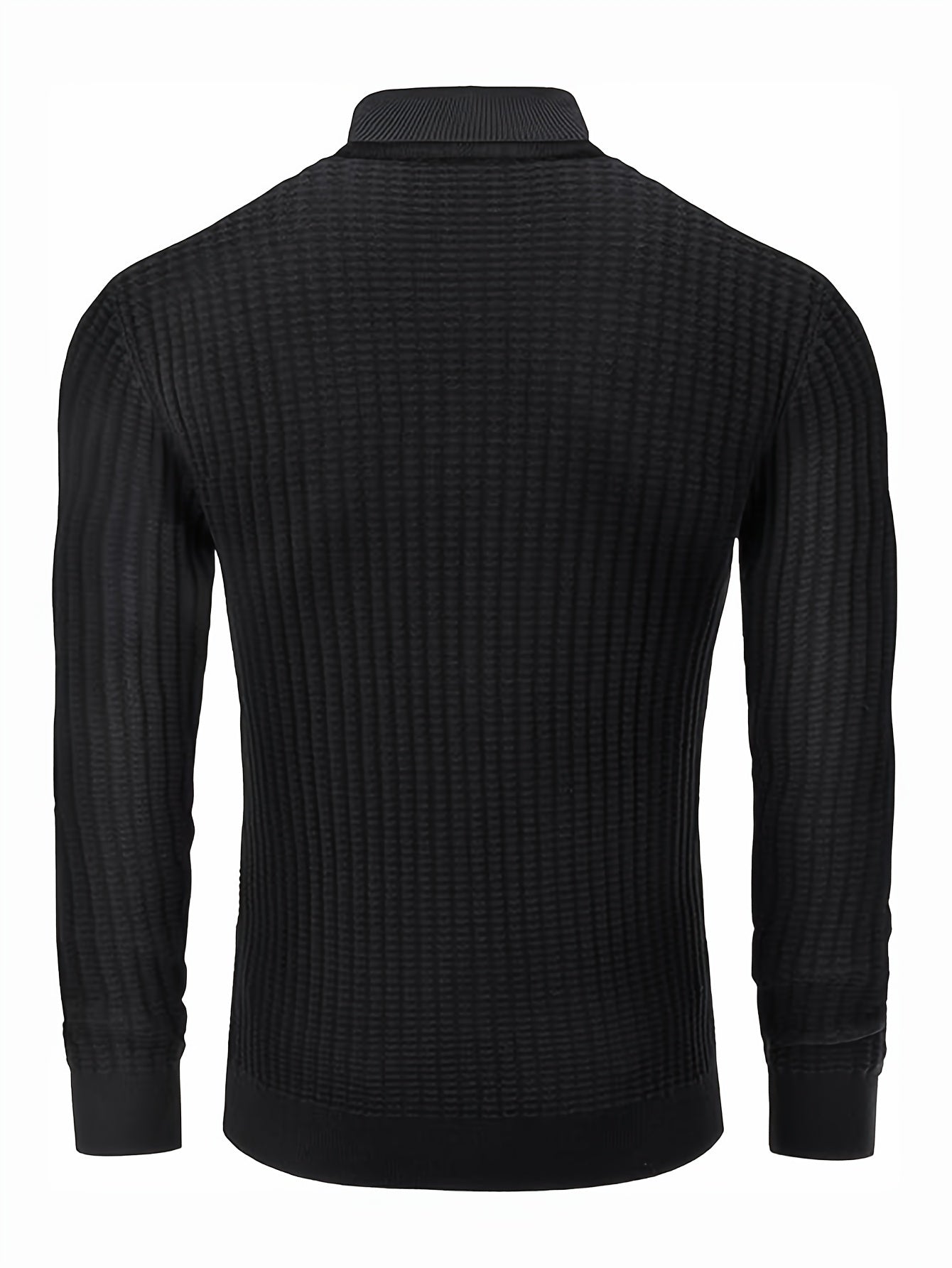 Ribbed Turtleneck Sweater | Slim Fit Cable Knit | Fall-Winter Essential