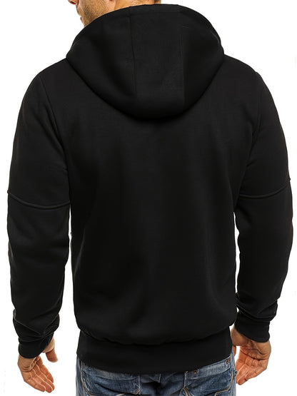 Men’s Full-Zip Hoodie | Tech Fleece Sweatshirt | Casual Activewear Layer