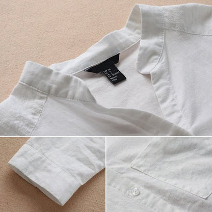 Mandarin Collar Cotton Shirt | Button Front | Relaxed Everyday Fit