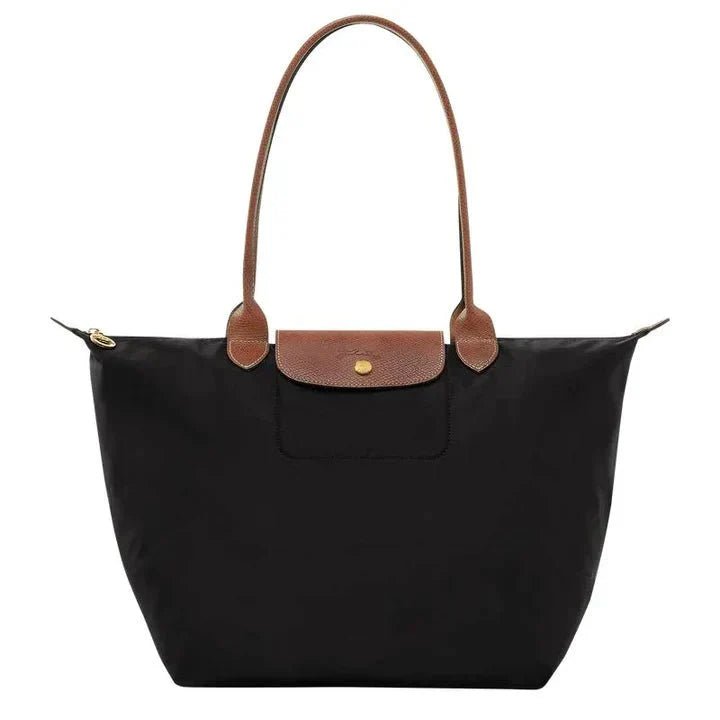 Classic Nylon Tote Bag | Zip Top | Everyday Lightweight Carryall