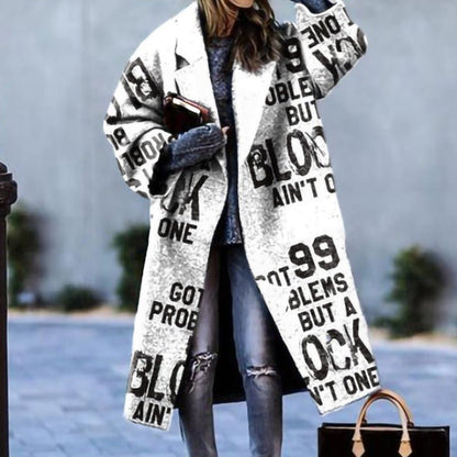 Oversized Wool-Blend Coat | Notched Collar | Bold Colours & Plaid Options