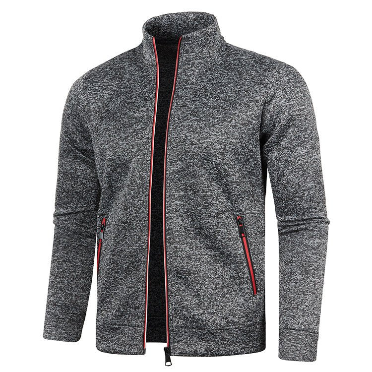 Fleece-Lined Zip-Up Jacket | Textured & Warm | Casual Essential