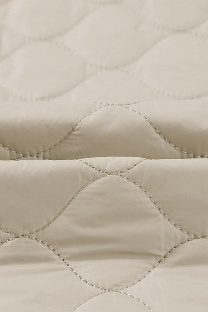 Quilted Button-Up Shacket | Lightweight Warmth | Oversized Fit | Casual Style