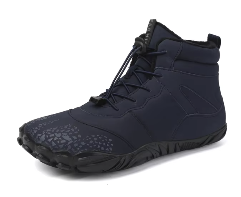 Men's Minimalist Trail Boots | Lightweight High-Top Outdoor Footwear | Barefoot Grip Sole