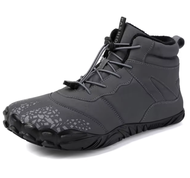 Men's Minimalist Trail Boots | Lightweight High-Top Outdoor Footwear | Barefoot Grip Sole
