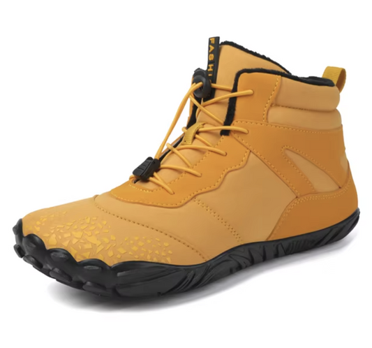 Men's Minimalist Trail Boots | Lightweight High-Top Outdoor Footwear | Barefoot Grip Sole