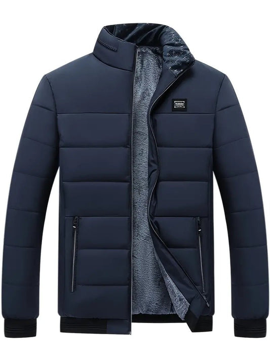 Men's Lightweight Puffer Jacket | Stand Collar | Insulated Design | Casual Winter Wear