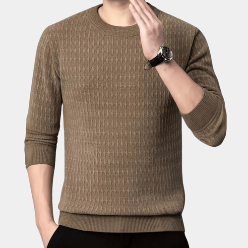 Textured Knit Sweater | Classic Fit | Soft and Stylish