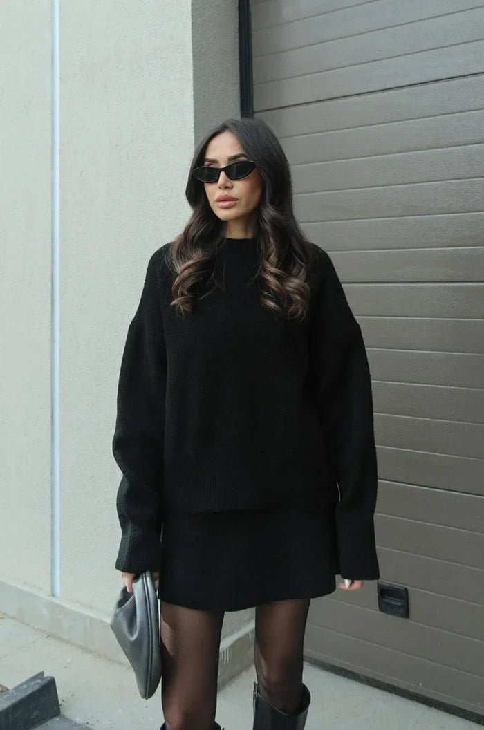 Sweater and Skirt Set | Two-Piece Knitwear | Casual Chic