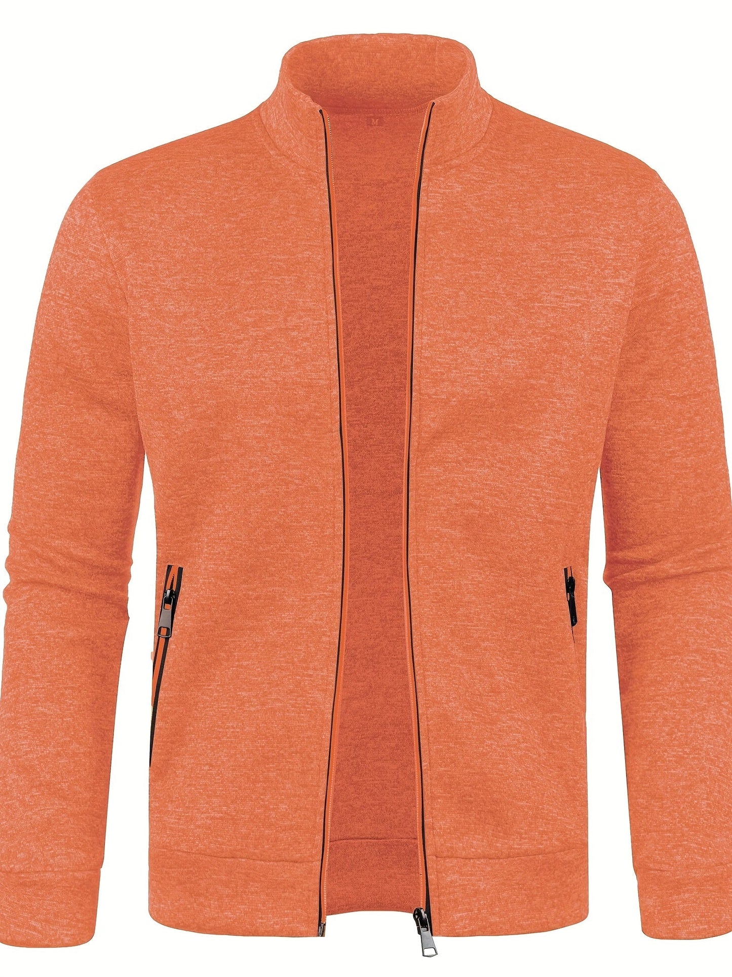 Men’s Zip-Up Knit Track Jacket | Lightweight Layer | Sport-Casual Fit