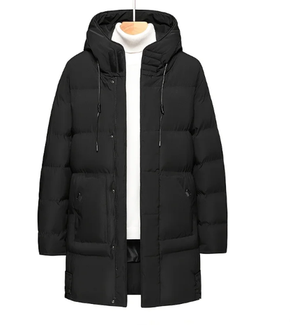Men’s Heavyweight Puffer Parka | Long Hooded Winter Coat | Extreme Cold Outerwear Canada