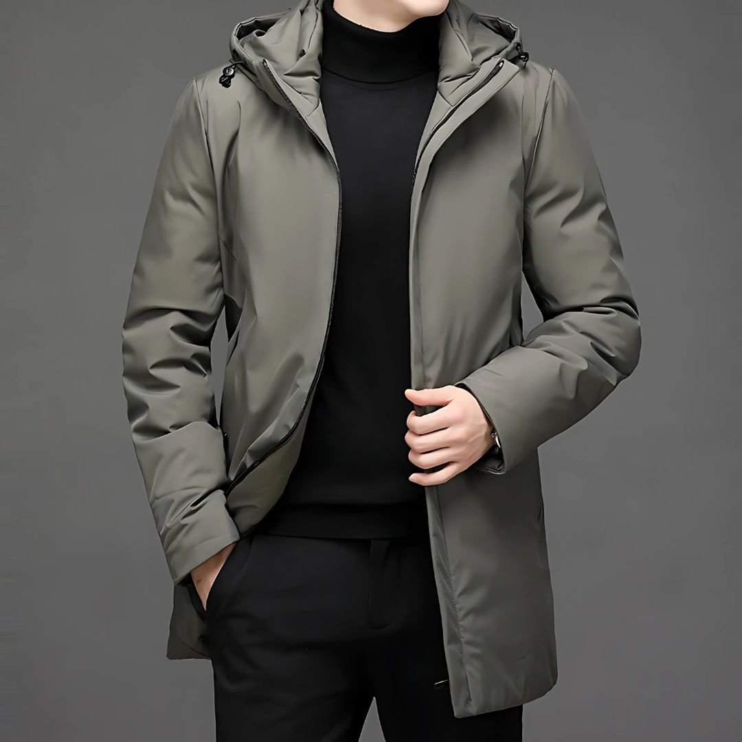 Men’s Waterproof Shell Jacket | Lightweight Hooded Raincoat | Windbreaker for Transitional Weather