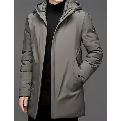 Men’s Waterproof Shell Jacket | Lightweight Hooded Raincoat | Windbreaker for Transitional Weather