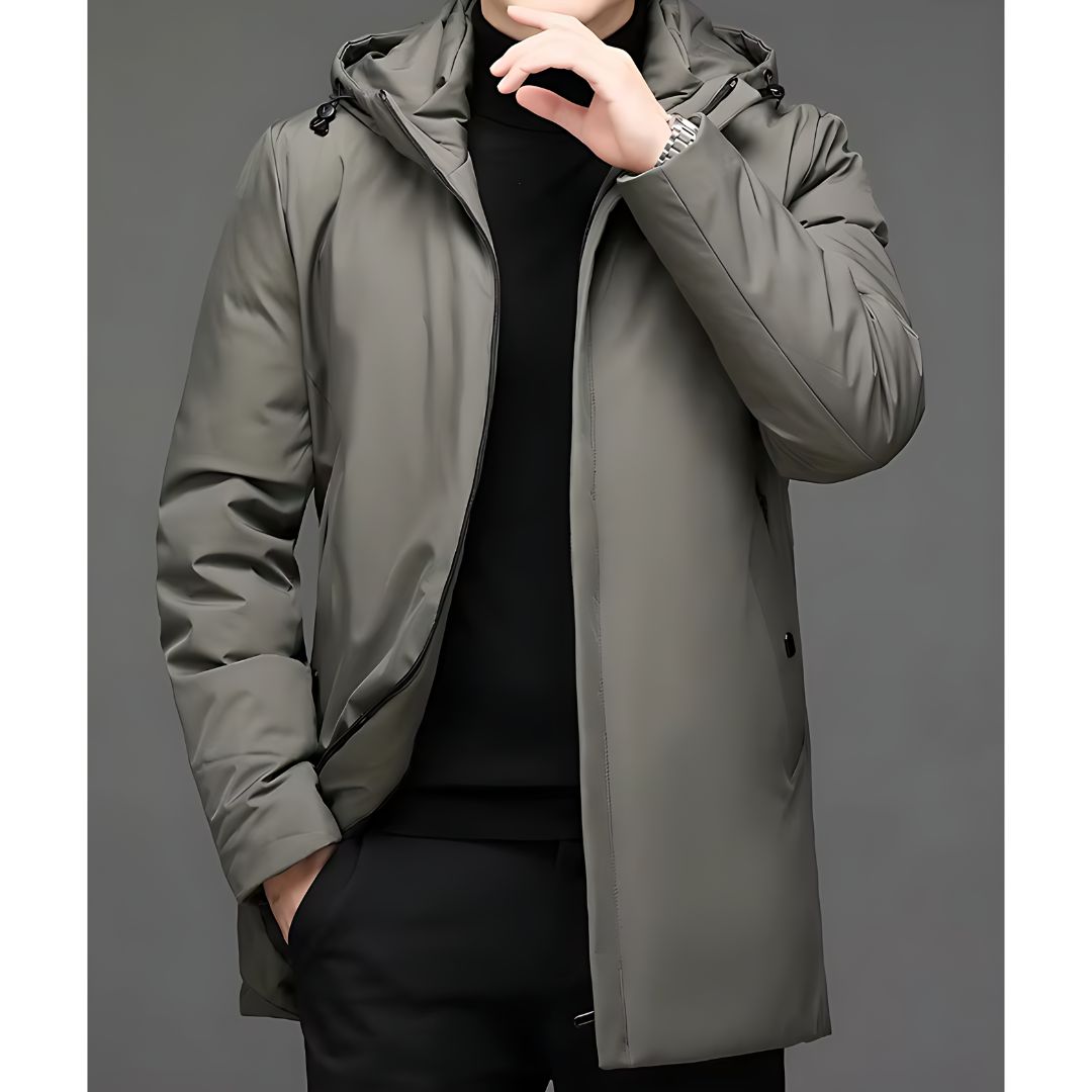 Men’s Waterproof Shell Jacket | Lightweight Hooded Raincoat | Windbreaker for Transitional Weather