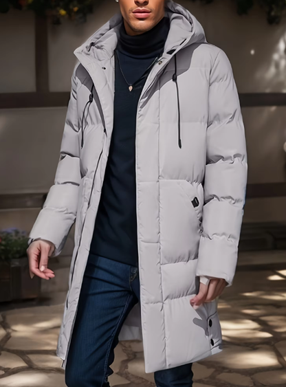 Men’s Heavyweight Puffer Parka | Long Hooded Winter Coat | Extreme Cold Outerwear Canada
