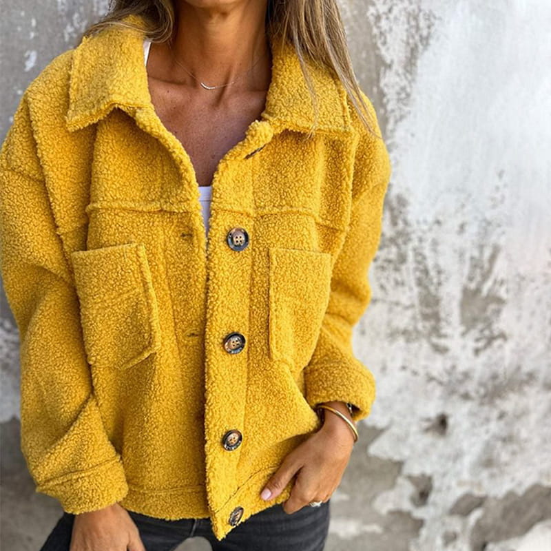 Oversized Fleece Jacket | Soft and Cozy | Button-Up Style