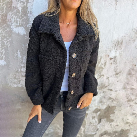 Oversized Fleece Jacket | Soft and Cozy | Button-Up Style
