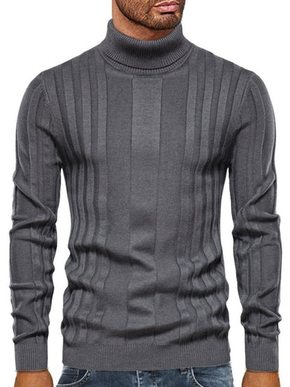 Ribbed Turtleneck Sweater | Slim Fit | Stylish and Warm
