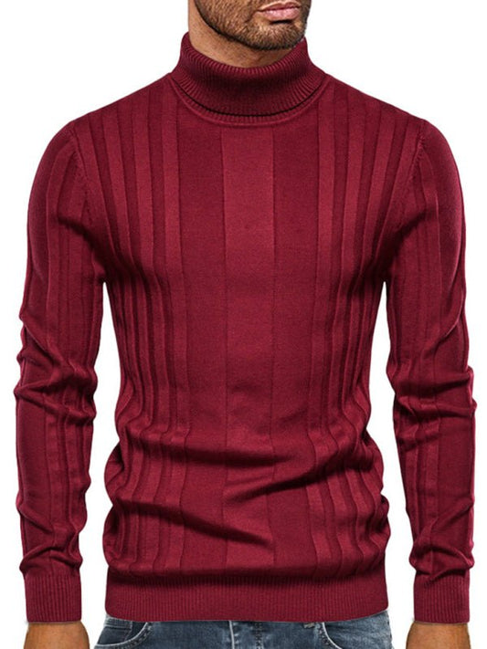 Ribbed Turtleneck Sweater | Slim Fit | Stylish and Warm