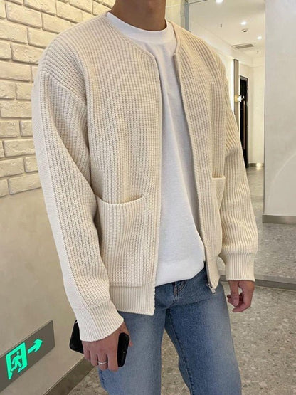Ribbed Open-Front Cardigan | Minimalist Design | Comfortable and Stylish