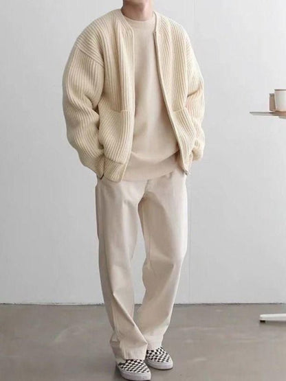 Ribbed Open-Front Cardigan | Minimalist Design | Comfortable and Stylish