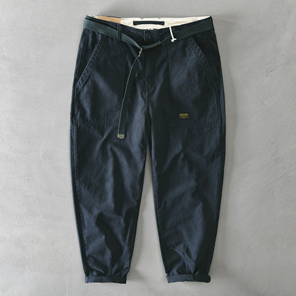 Men’s Drawstring Utility Shorts | Relaxed Fit Twill Shorts | Everyday Streetwear Bottoms