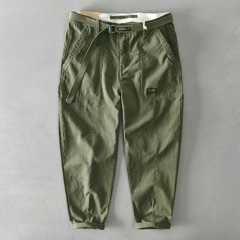 Men’s Drawstring Utility Shorts | Relaxed Fit Twill Shorts | Everyday Streetwear Bottoms