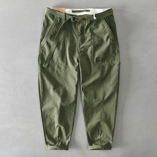 Men’s Drawstring Utility Shorts | Relaxed Fit Twill Shorts | Everyday Streetwear Bottoms